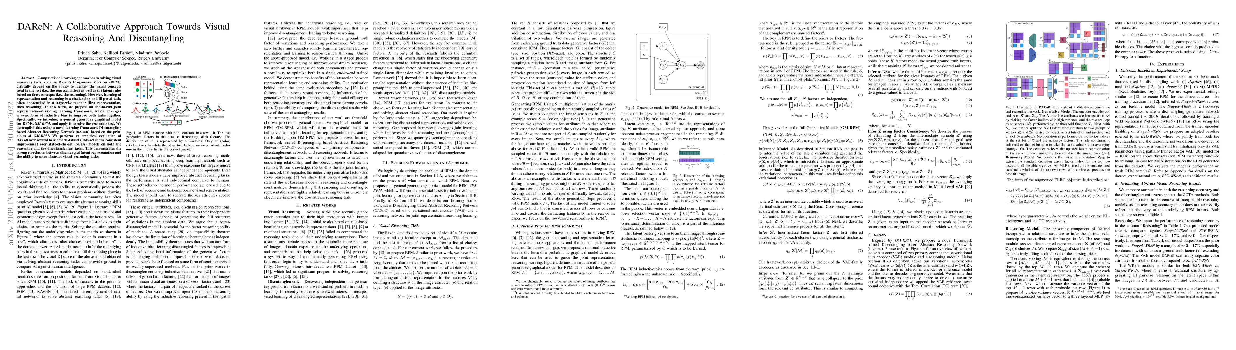 Thumbnail for DAReN: A Collaborative Approach Towards Reasoning And Disentangling