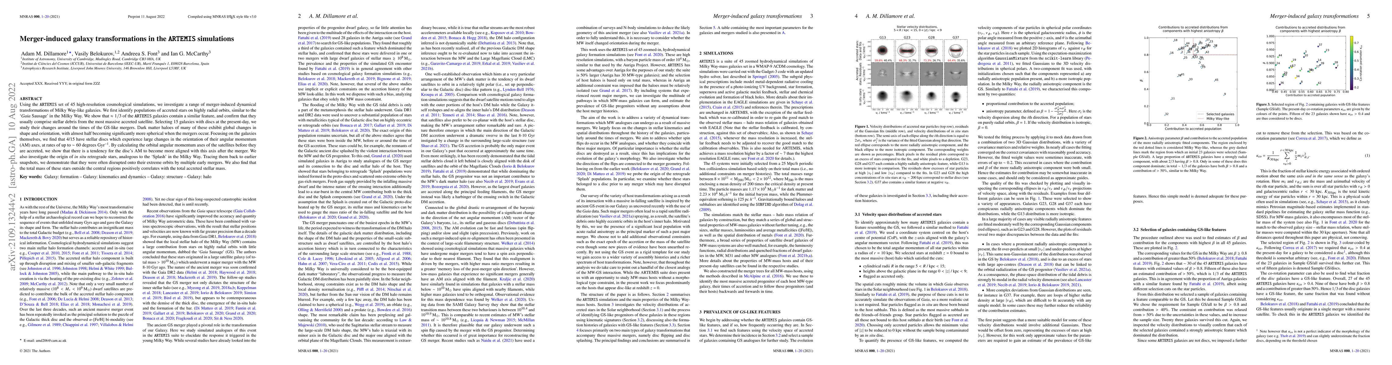 Thumbnail for Merger-induced galaxy transformations in the ARTEMIS simulations
