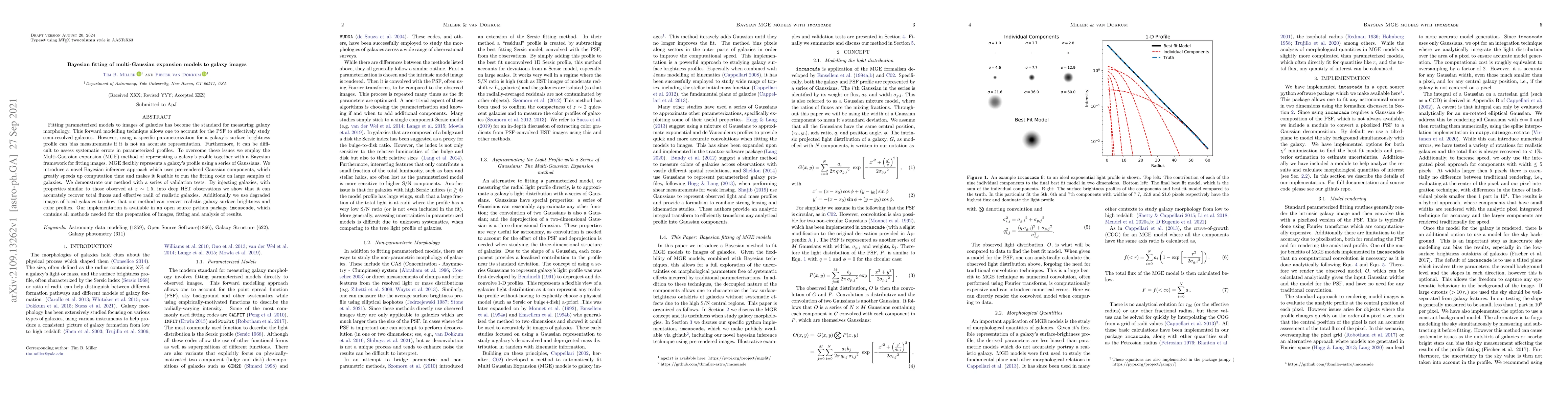 Thumbnail for Bayesian fitting of multi-Gaussian expansion models to galaxy images