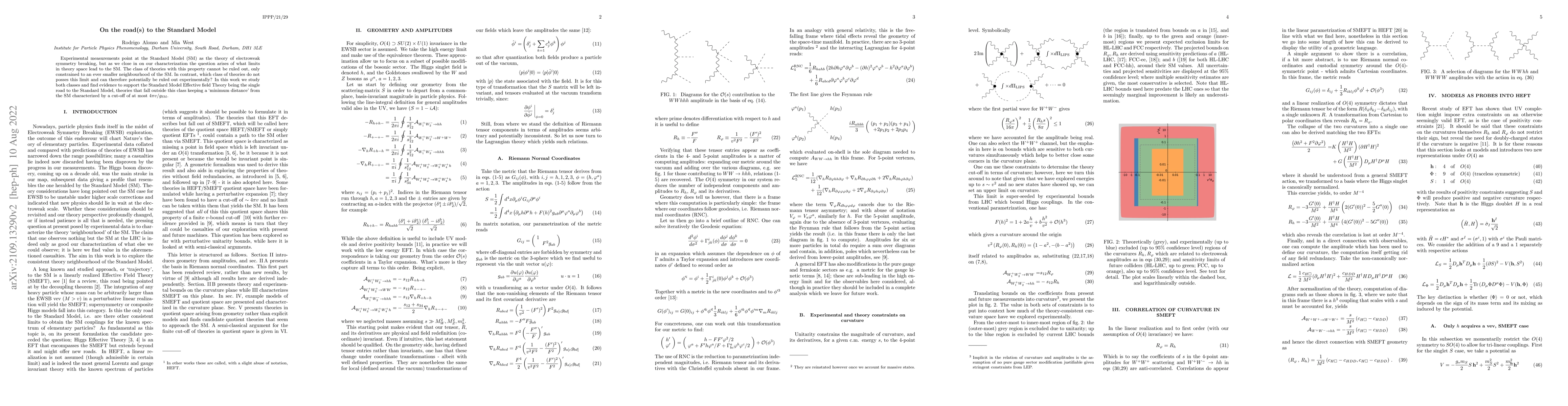 Thumbnail for On the road(s) to the Standard Model