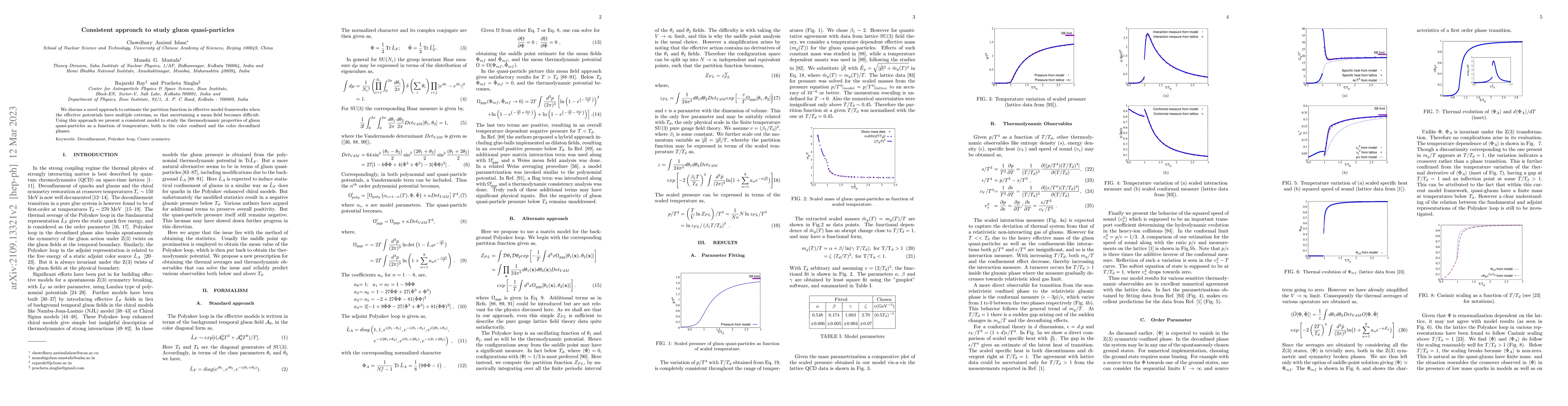 Thumbnail for Consistent approach to study gluon quasi-particles