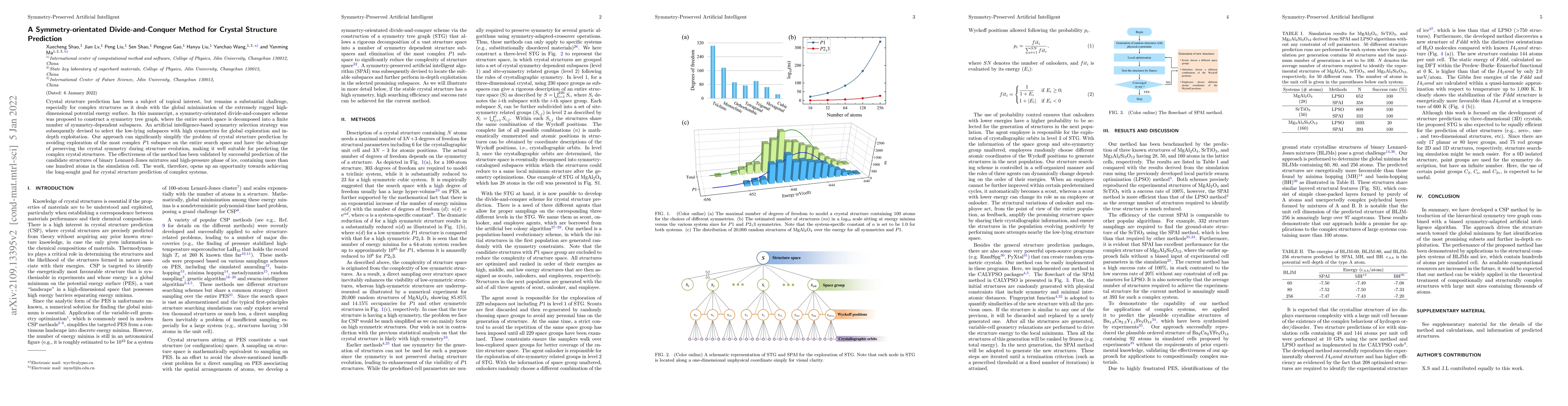 Thumbnail for A Symmetry-orientated Divide-and-Conquer Method for Crystal Structure
  Prediction