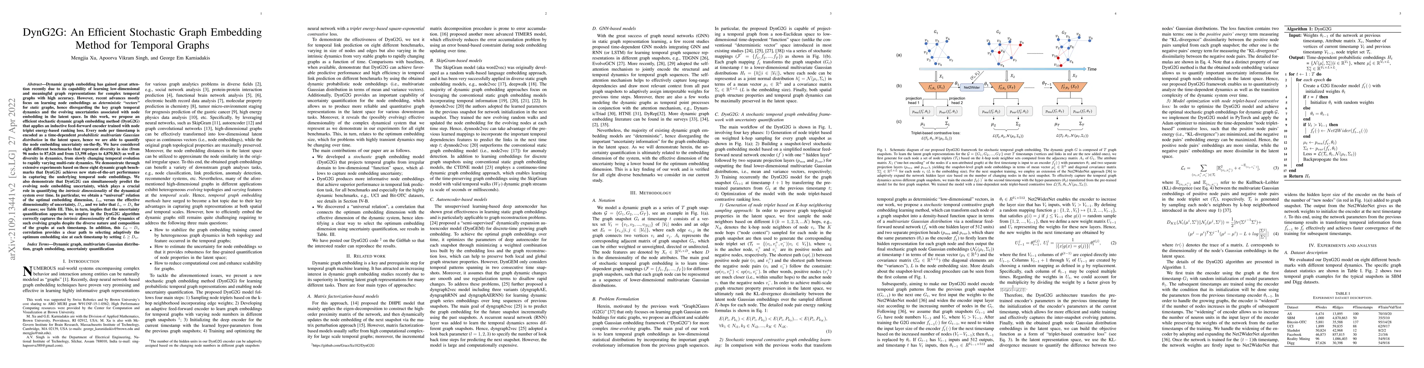 Thumbnail for DynG2G: An Efficient Stochastic Graph Embedding Method for Temporal
  Graphs