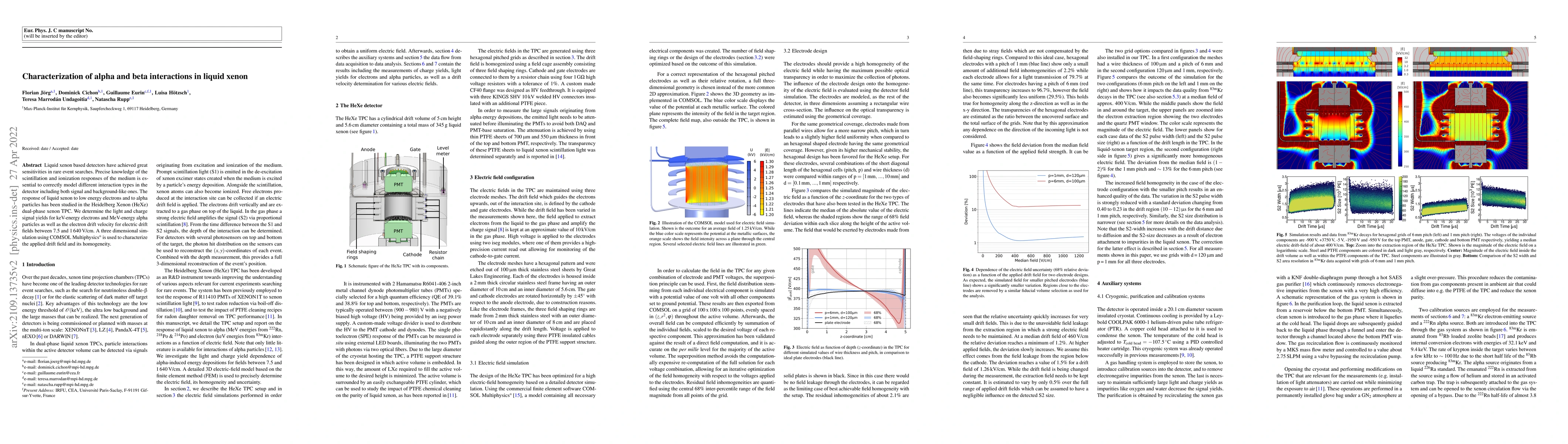 Thumbnail for Characterization of alpha and beta interactions in liquid xenon