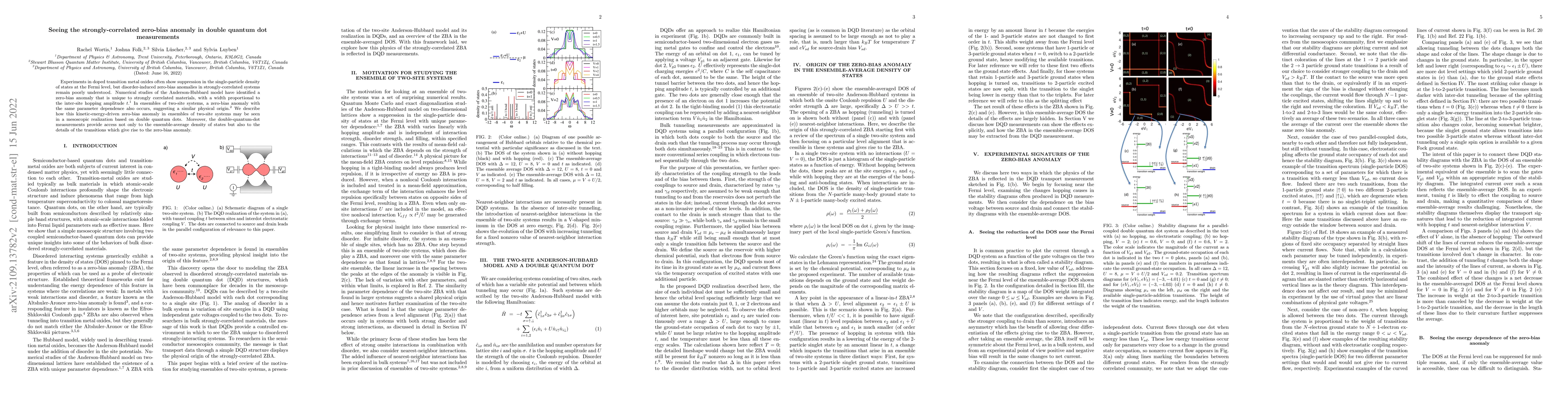 Thumbnail for Strongly correlated zero-bias anomaly in double quantum dot measurements