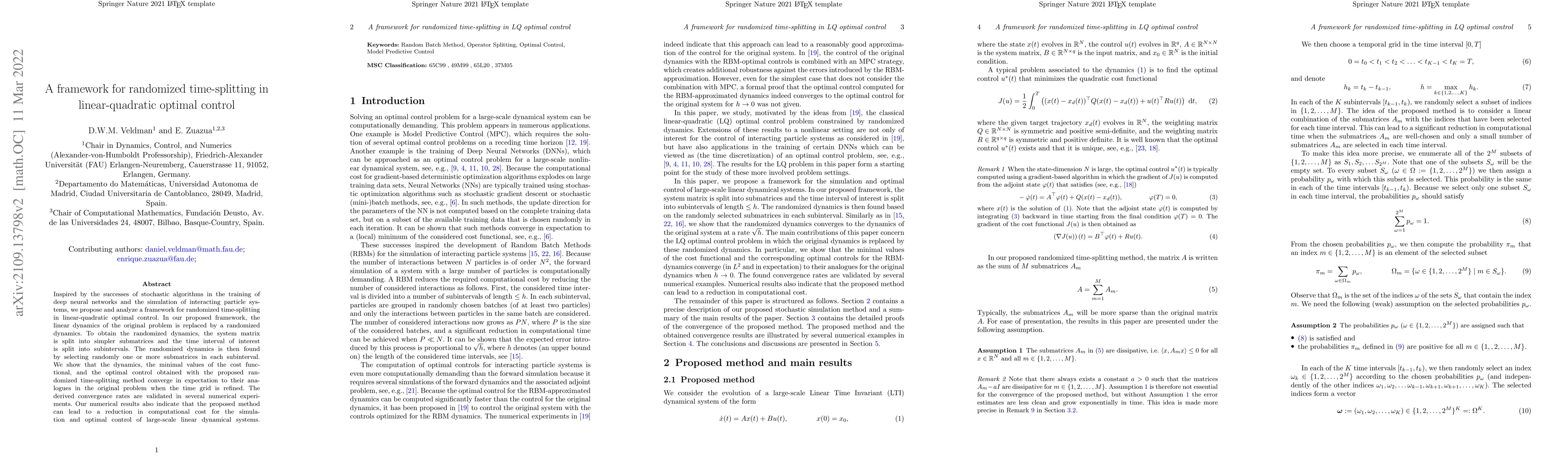 Thumbnail for A framework for randomized time-splitting in linear-quadratic optimal
  control