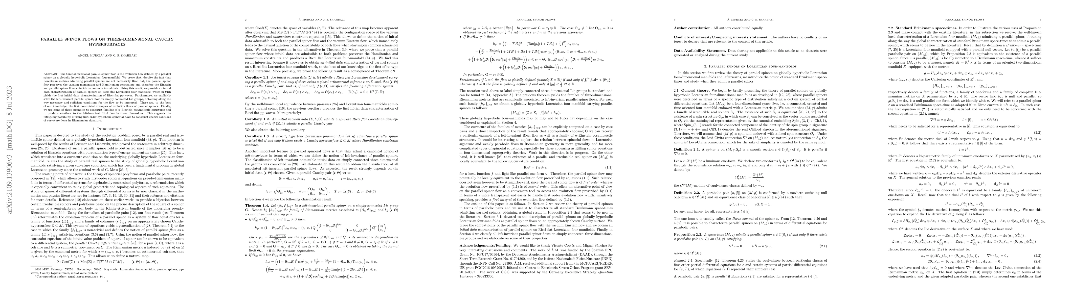 Thumbnail for Parallel spinor flows on three-dimensional Cauchy hypersurfaces