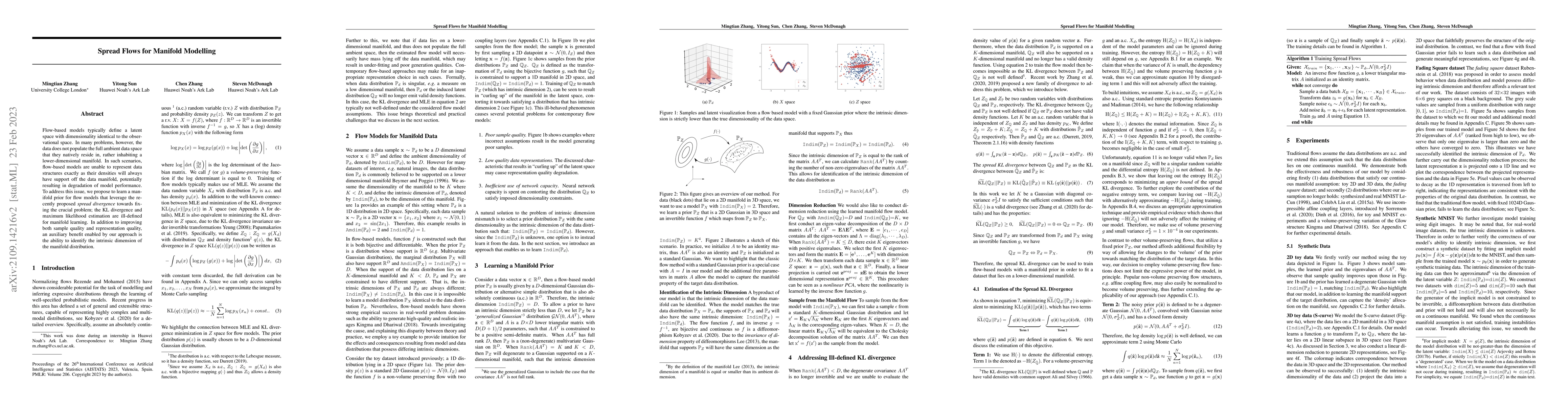 Thumbnail for Spread Flows for Manifold Modelling