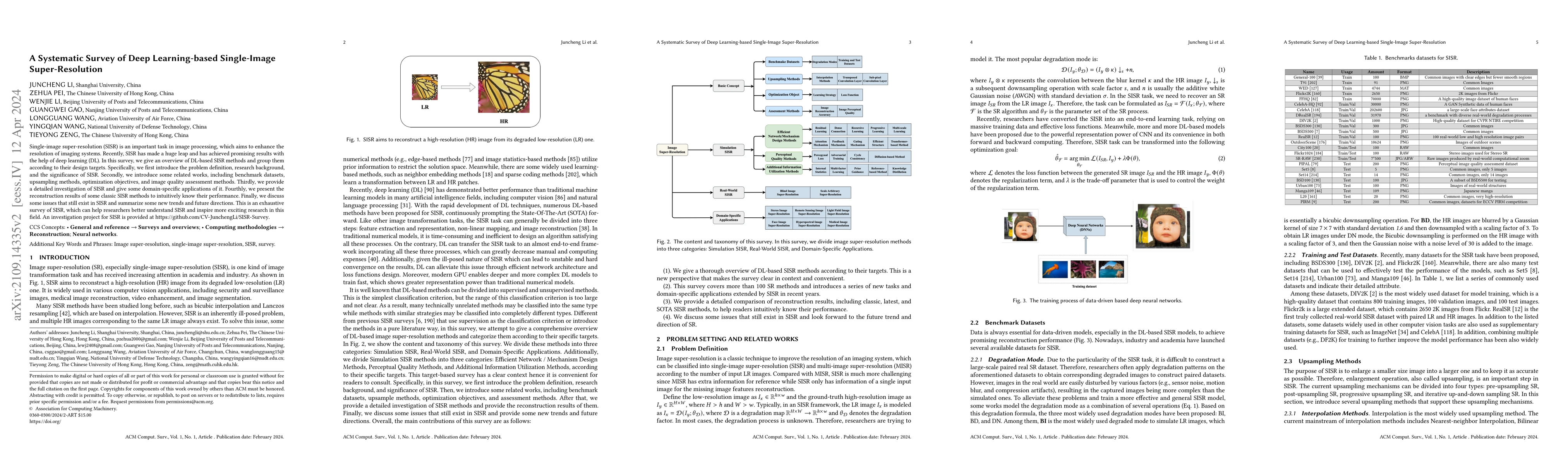 Thumbnail for A Systematic Survey of Deep Learning-based Single-Image Super-Resolution