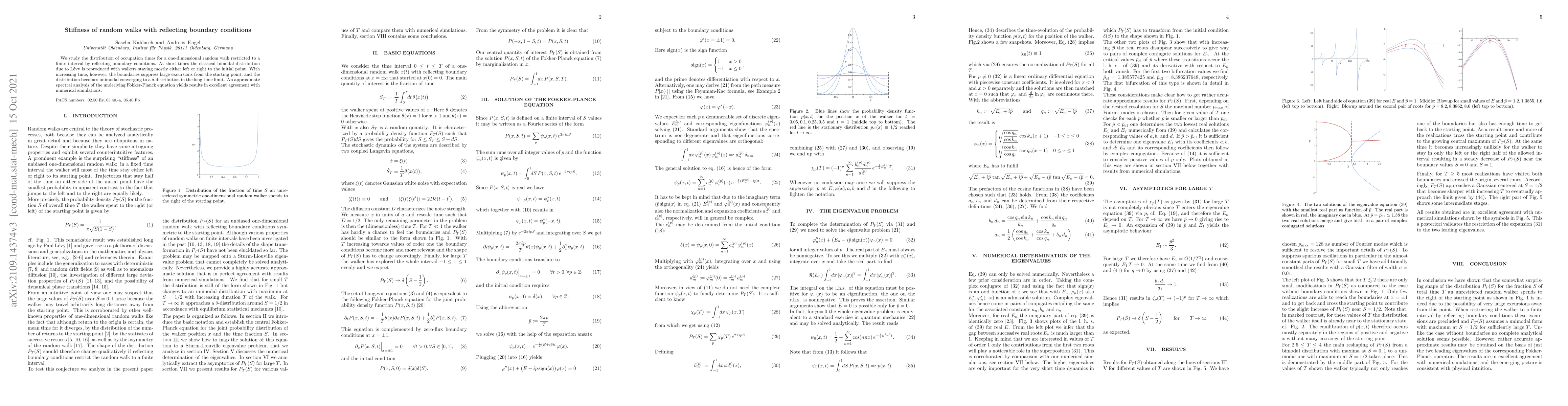 Thumbnail for Stiffness of random walks with reflecting boundary conditions