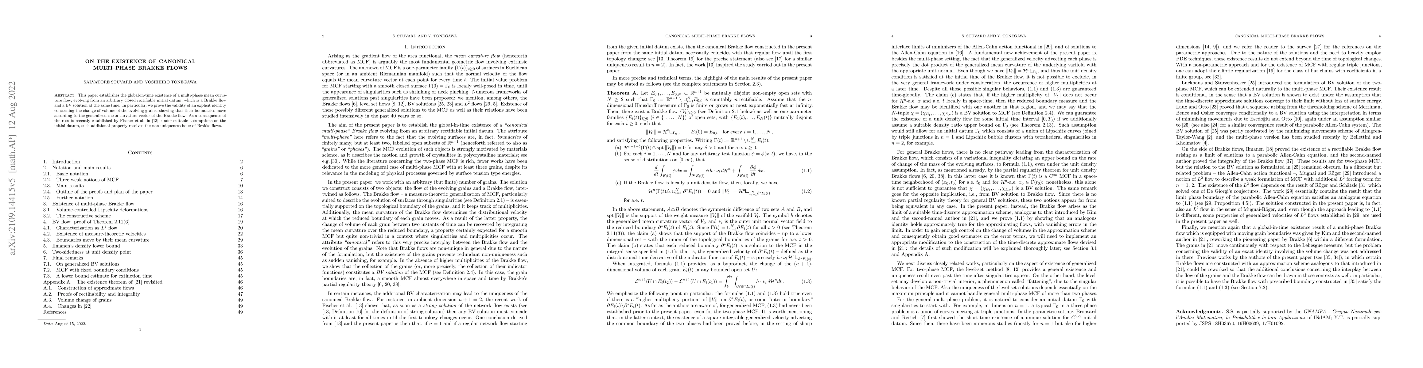 Thumbnail for On the existence of canonical multi-phase Brakke flows