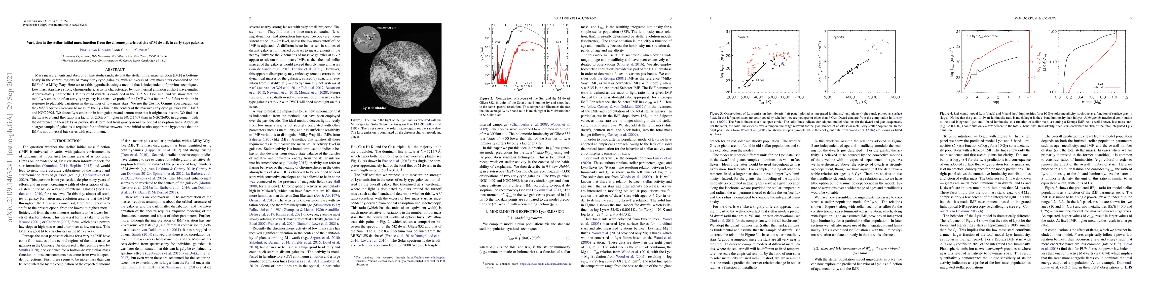 Thumbnail for Variation in the stellar initial mass function from the chromospheric
  activity of M dwarfs in early-type galaxies