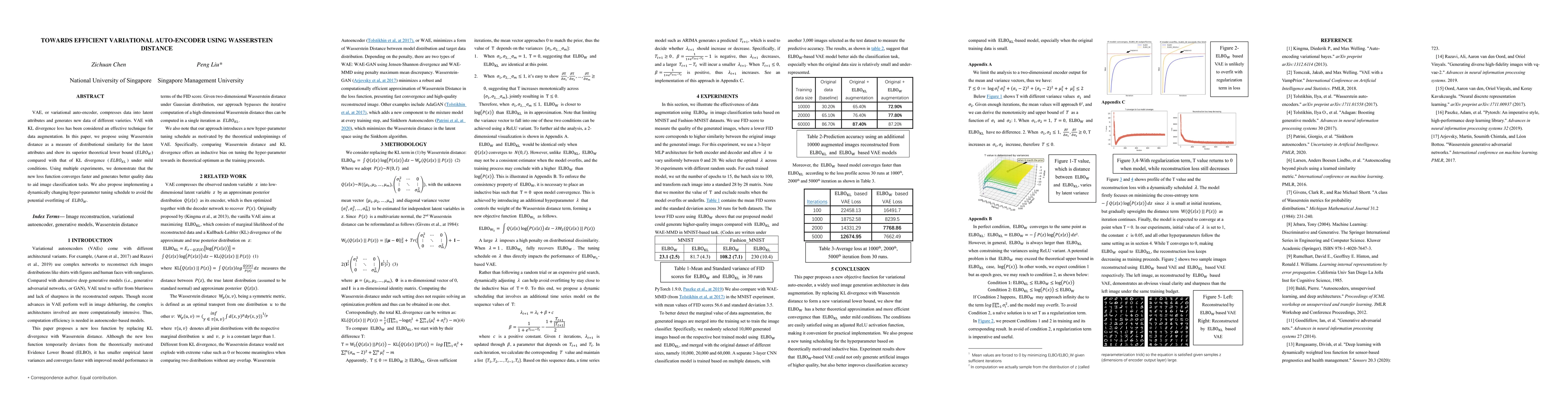 Thumbnail for Towards Better Data Augmentation using Wasserstein Distance in
  Variational Auto-encoder