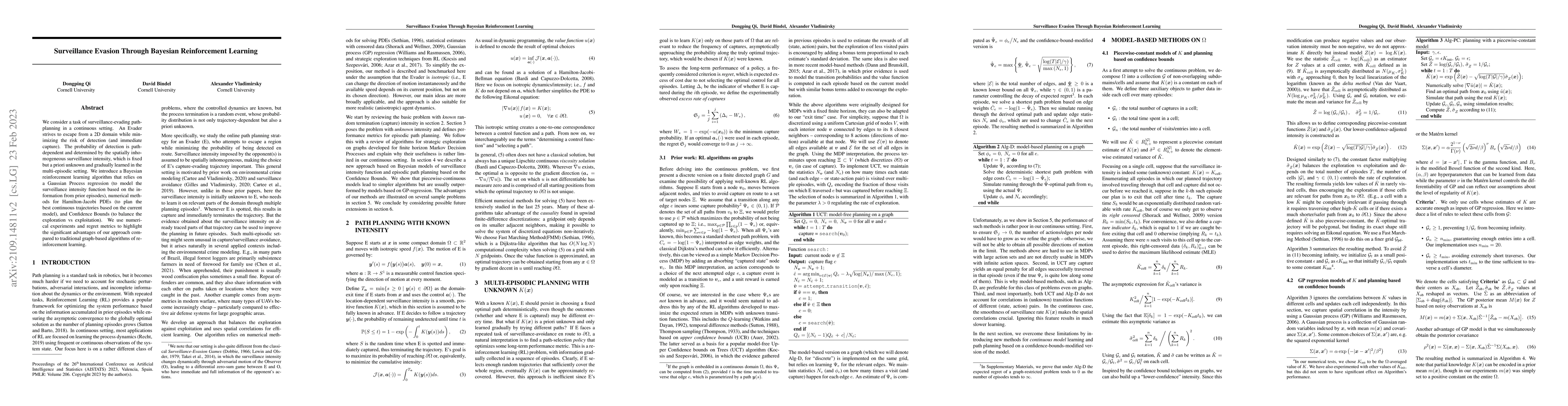 Thumbnail for Surveillance Evasion Through Bayesian Reinforcement Learning