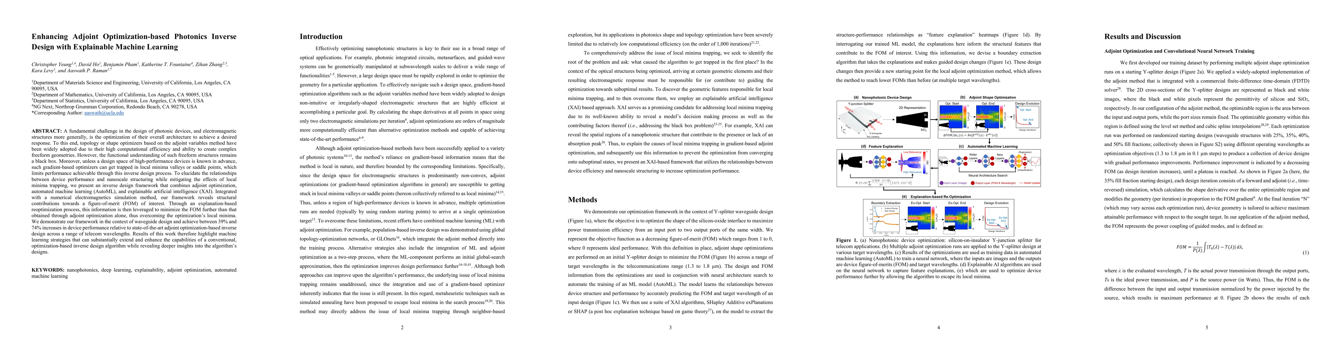 Thumbnail for Enhancing Adjoint Optimization-based Photonics Inverse Design with
  Explainable Machine Learning