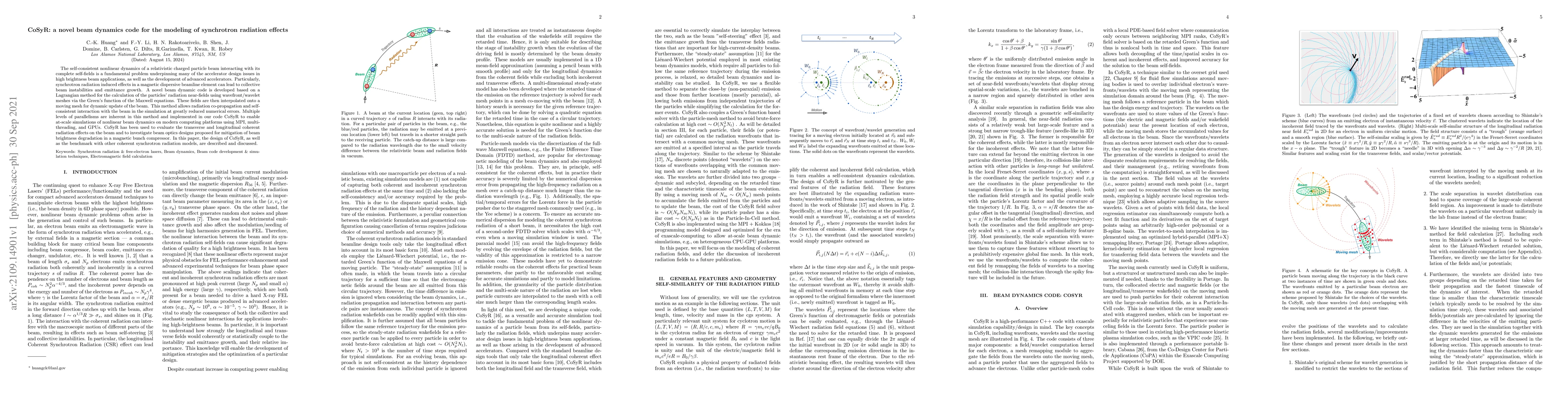 Thumbnail for CoSyR: a novel beam dynamics code for the modeling of synchrotron
  radiation effects
