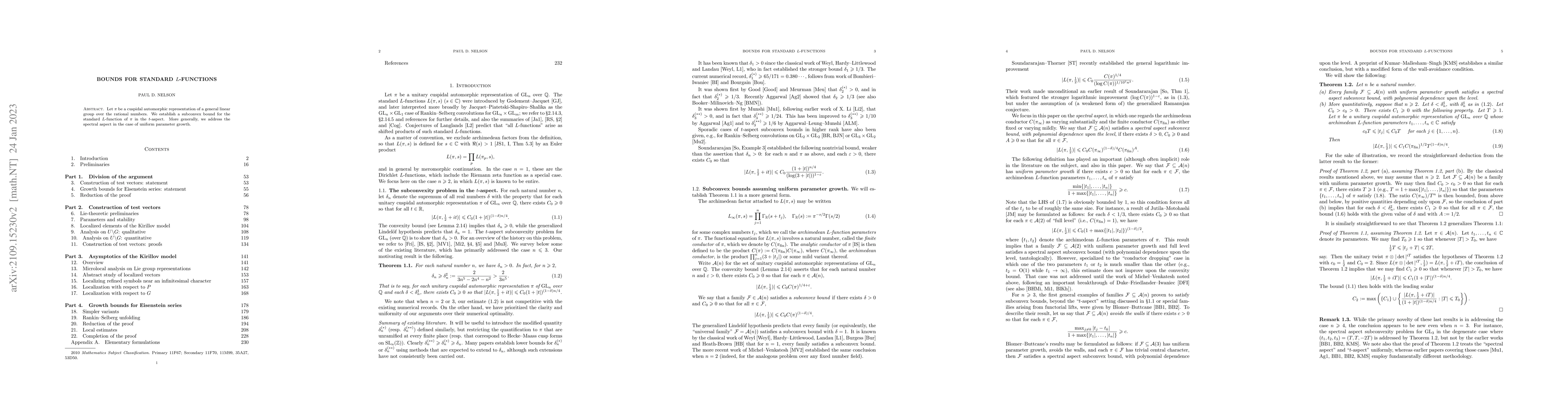Thumbnail for Bounds for standard $L$-functions