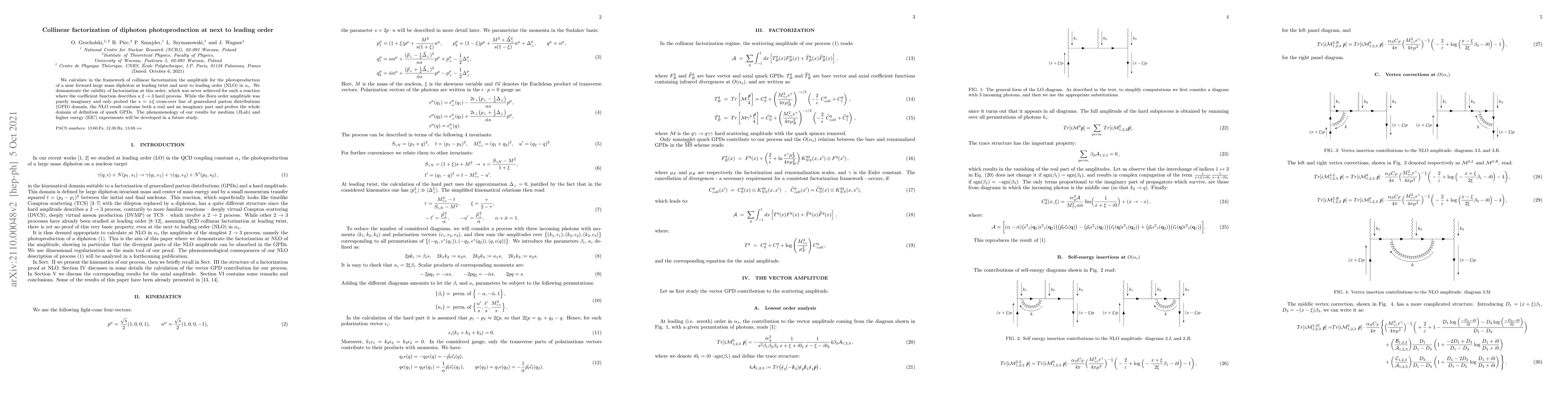Thumbnail for Collinear factorization of diphoton photoproduction at next to leading
  order