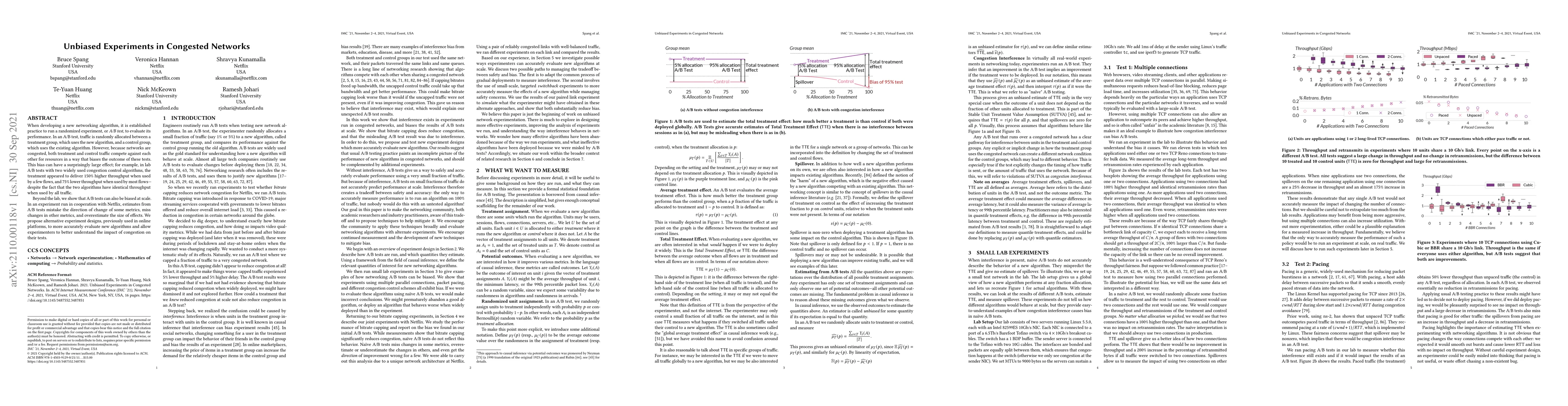Thumbnail for Unbiased Experiments in Congested Networks