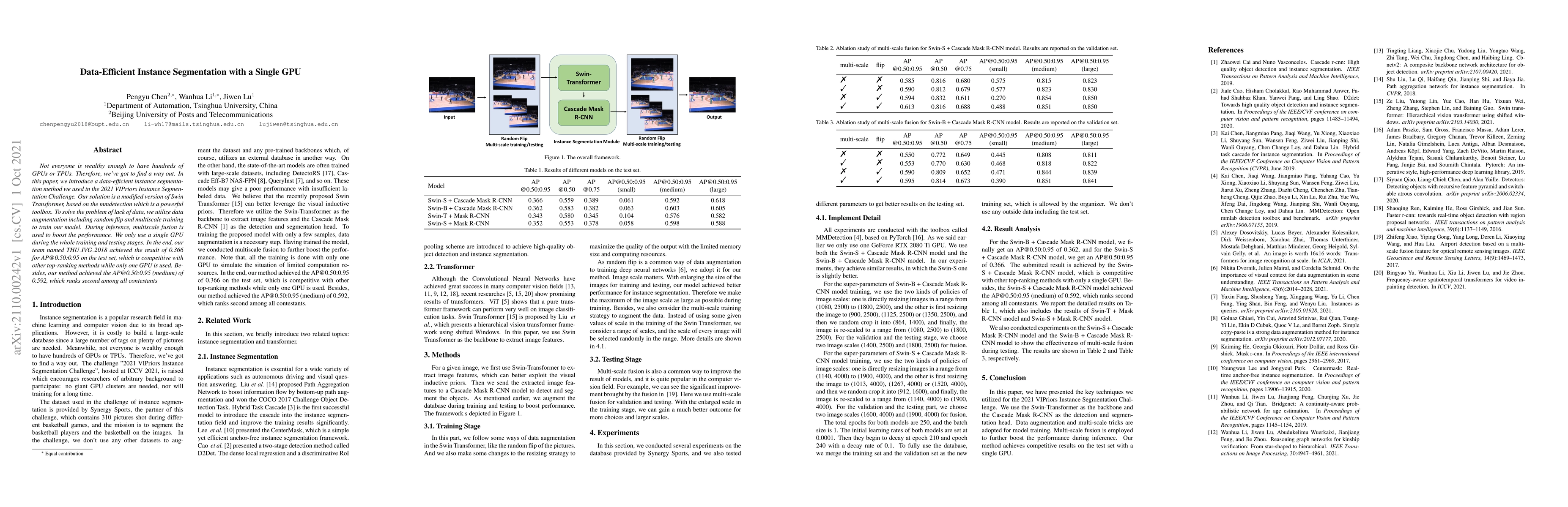 Thumbnail for 3rd Place Scheme on Instance Segmentation Track of ICCV 2021 VIPriors
  Challenges