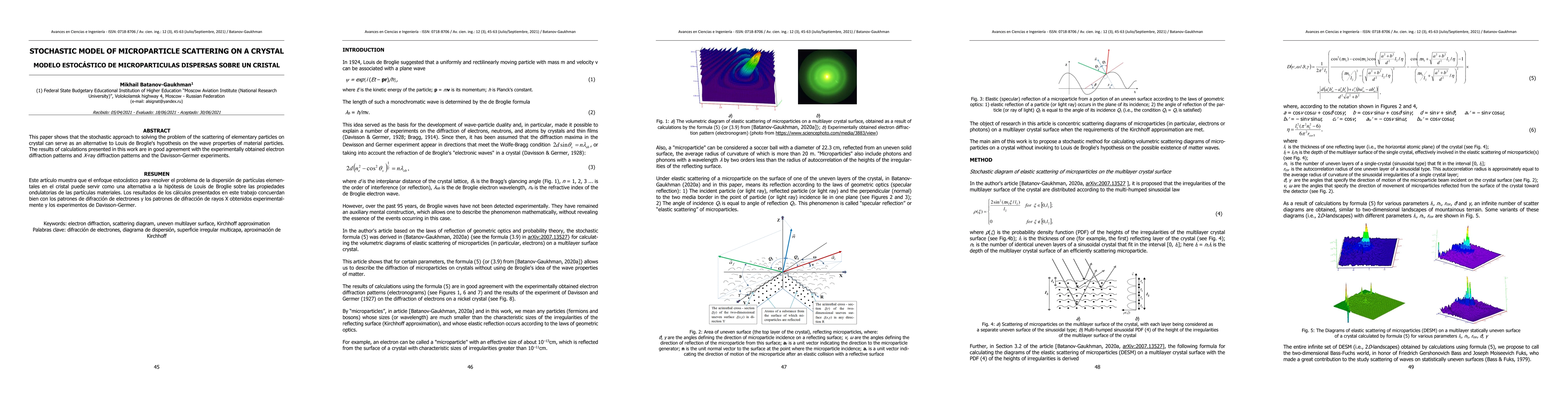 Thumbnail for Stochastic Model of Microparticle Scattering on a Crystal