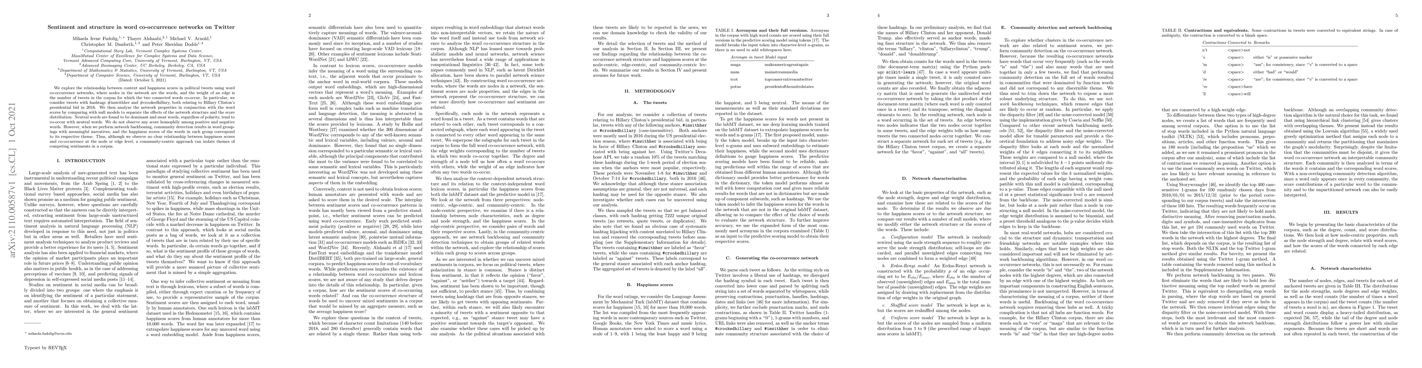 Thumbnail for Sentiment and structure in word co-occurrence networks on Twitter