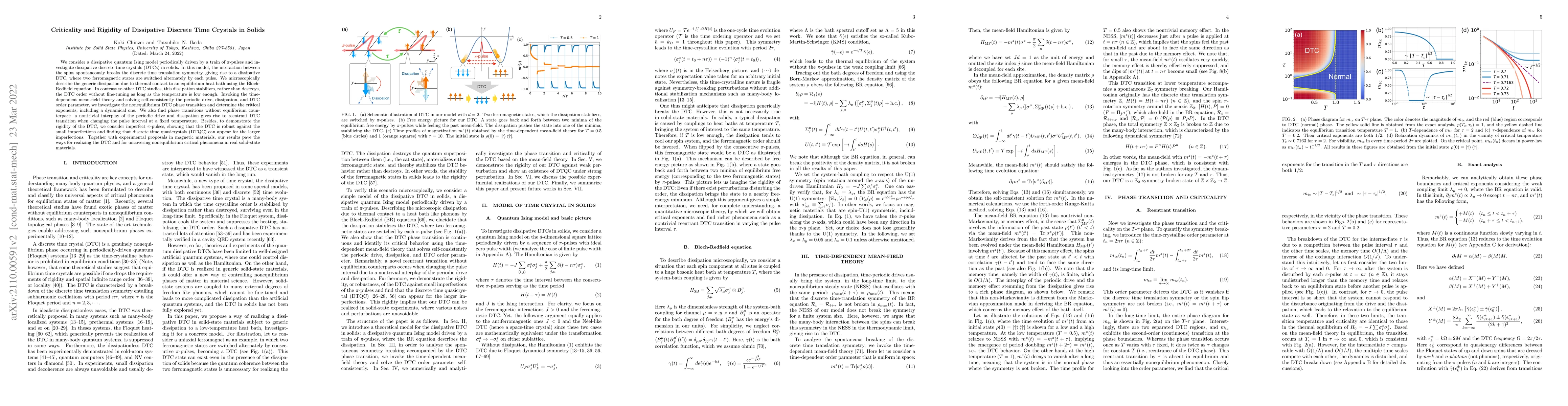 Thumbnail for Criticality and Rigidity of Dissipative Discrete Time Crystals in Solids