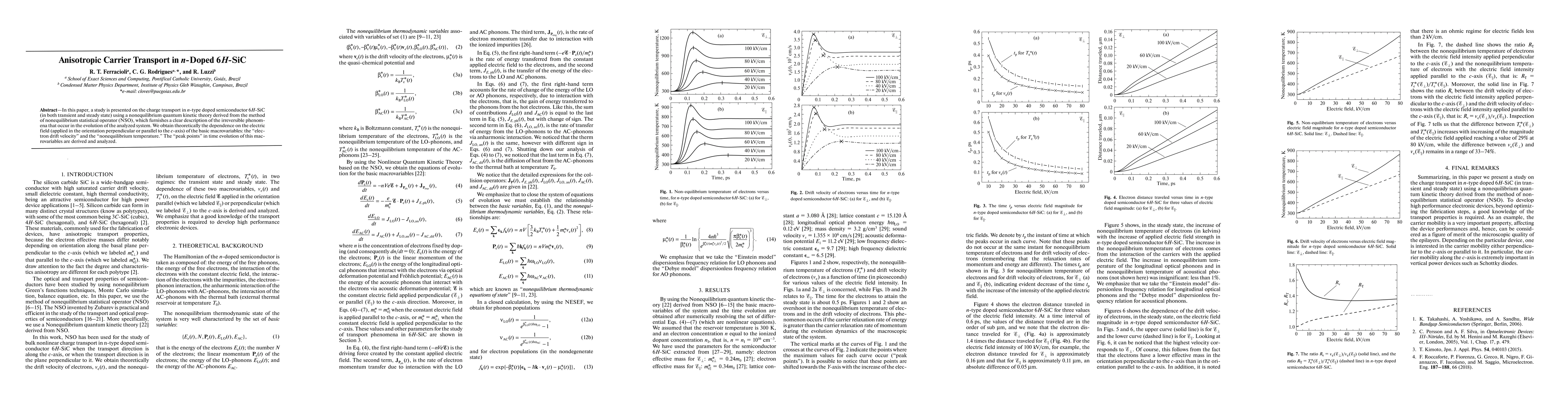 Thumbnail for Anisotropic Carrier Transport in n-Doped 6H-SiC
