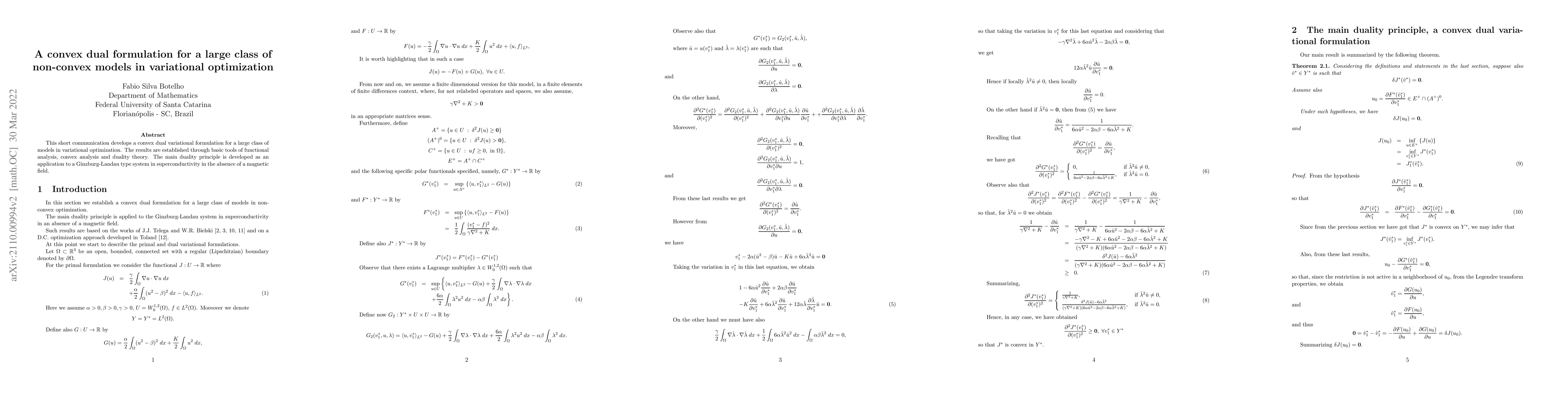 Thumbnail for A convex dual formulation for a large class of non-convex models in
  variational optimization