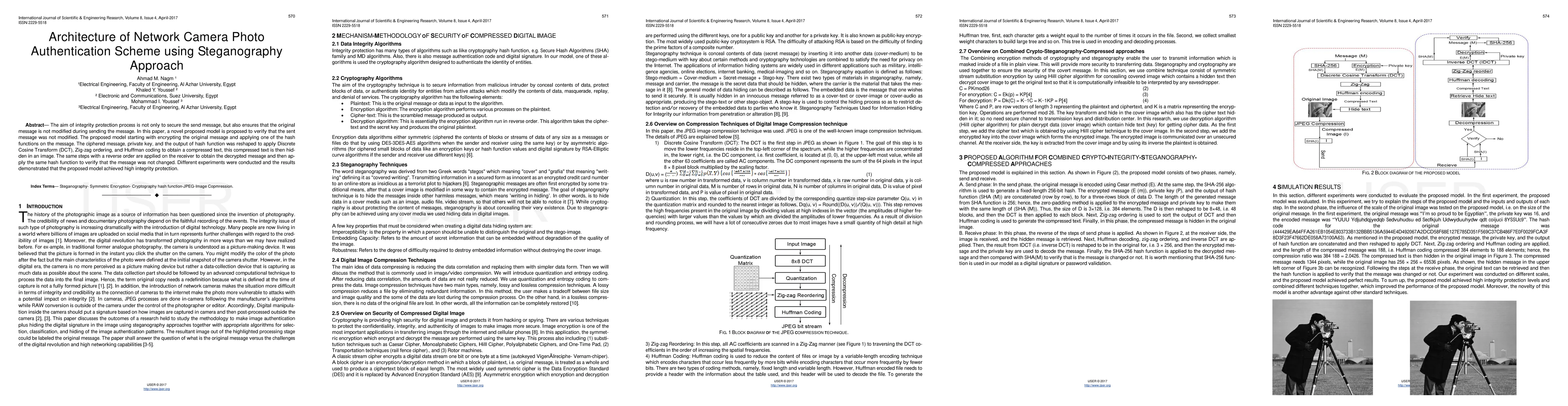 Thumbnail for Architecture of Network Camera Photo Authentication Scheme using
  Steganography Approach