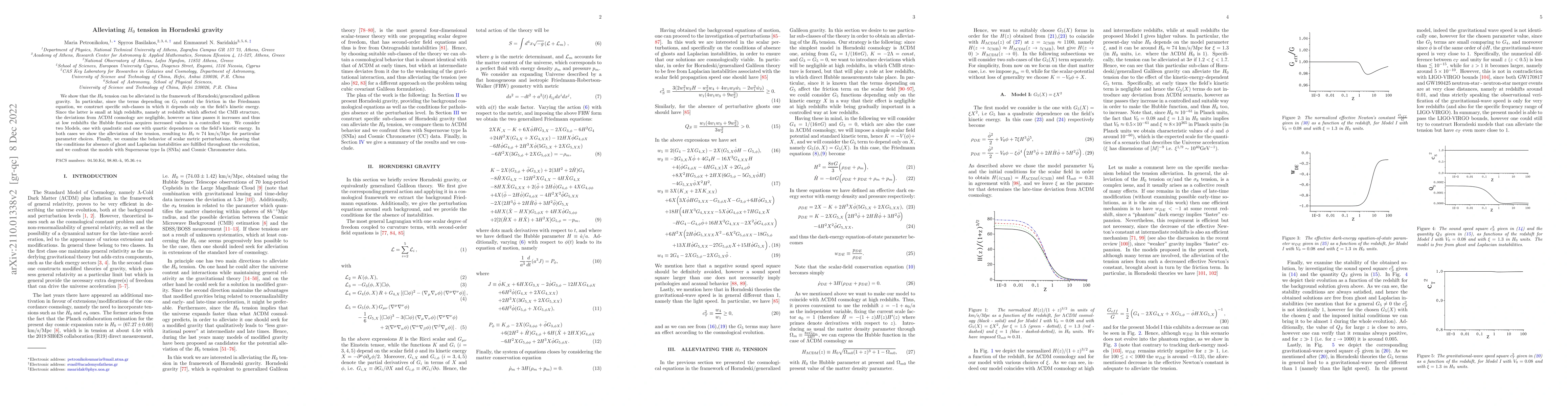 Thumbnail for Alleviating $H_0$ tension in Horndeski gravity