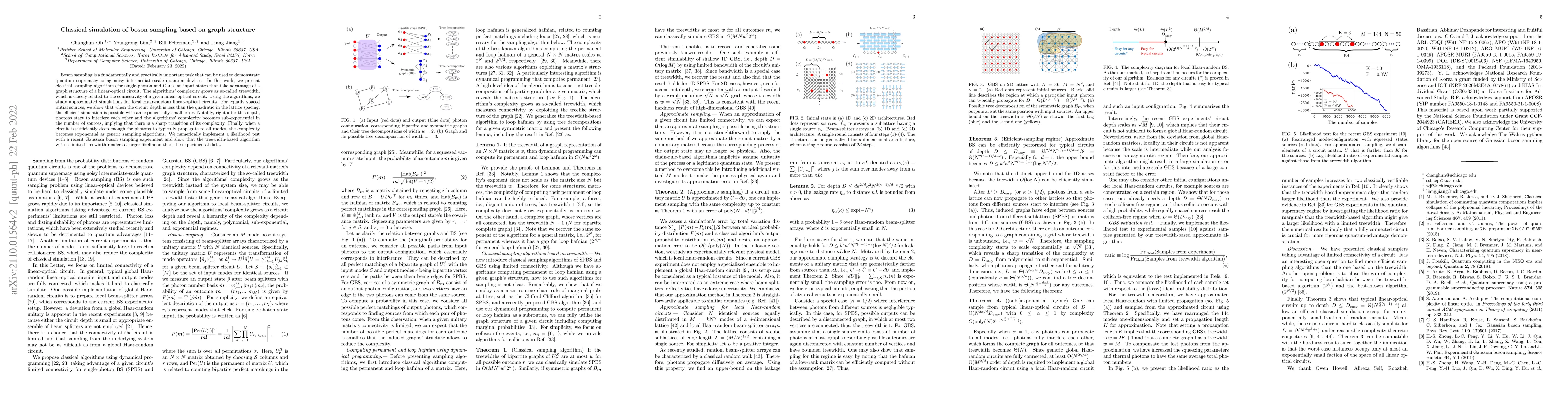 Thumbnail for Classical simulation of boson sampling based on graph structure