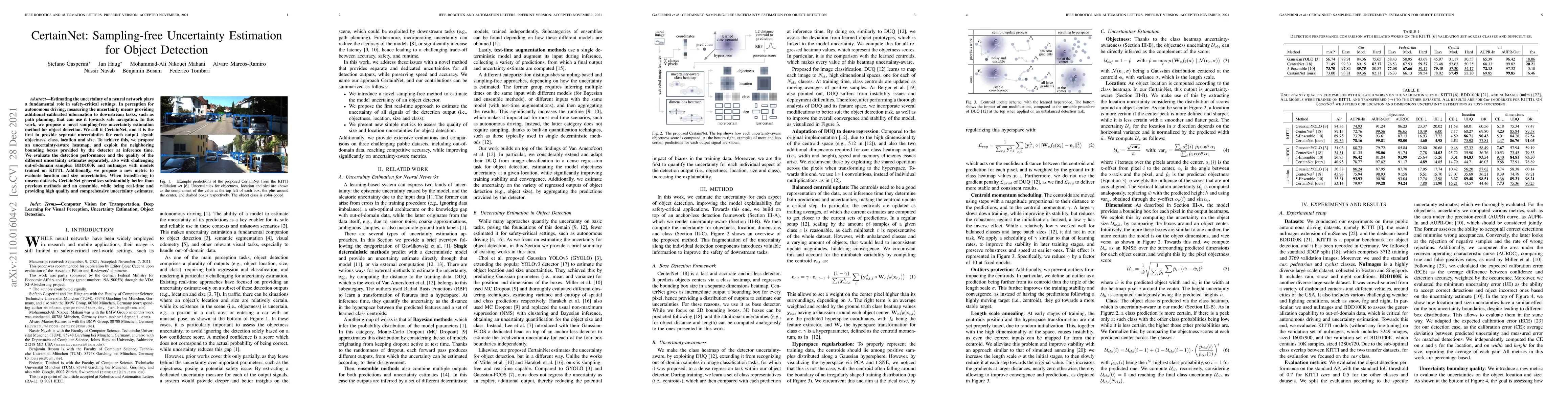 Thumbnail for CertainNet: Sampling-free Uncertainty Estimation for Object Detection