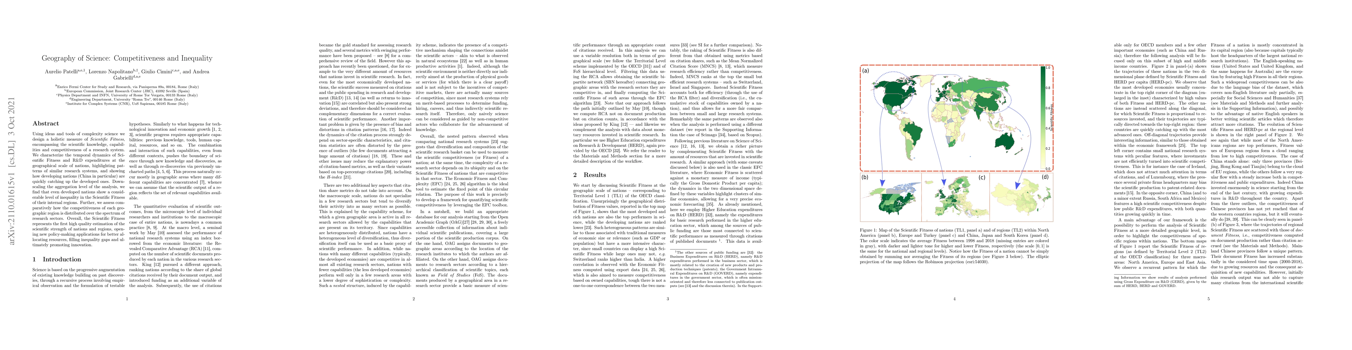 Thumbnail for Geography of Science: Competitiveness and Inequality