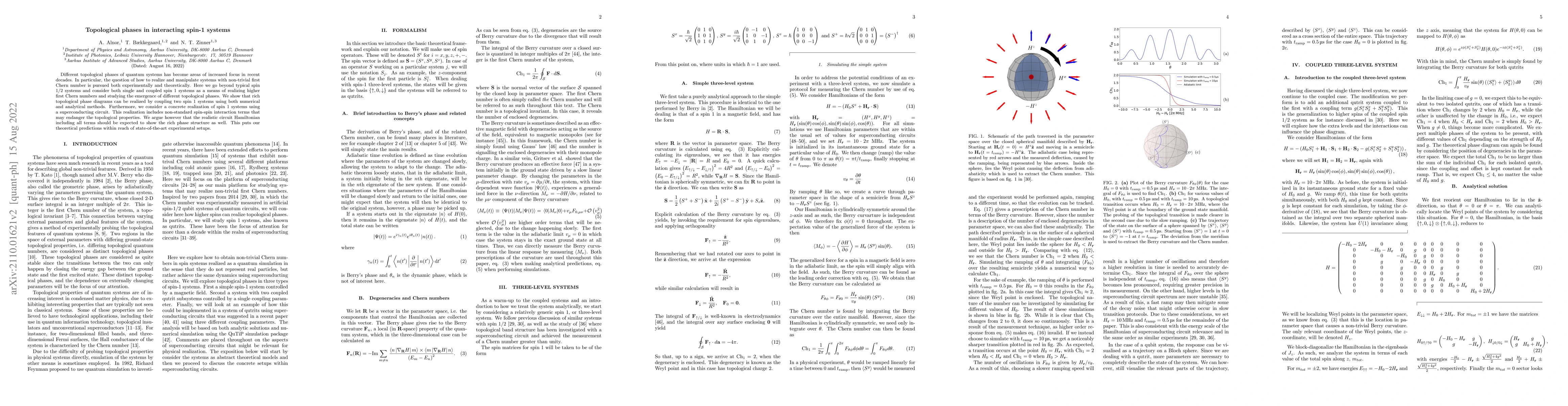 Thumbnail for Topological phases in interacting spin-1 systems