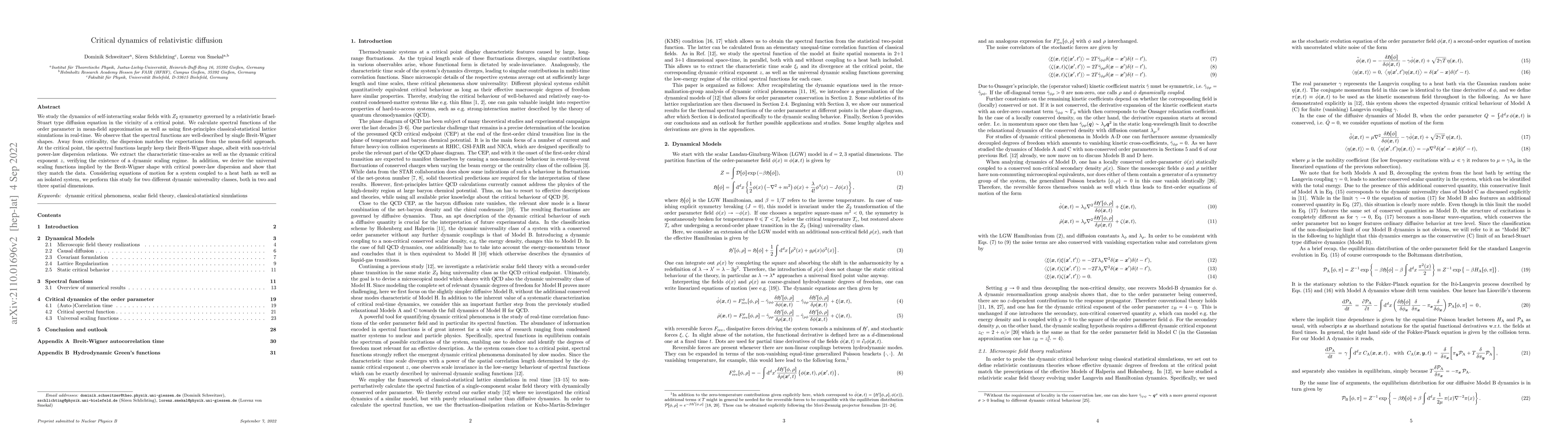 Thumbnail for Critical dynamics of relativistic diffusion