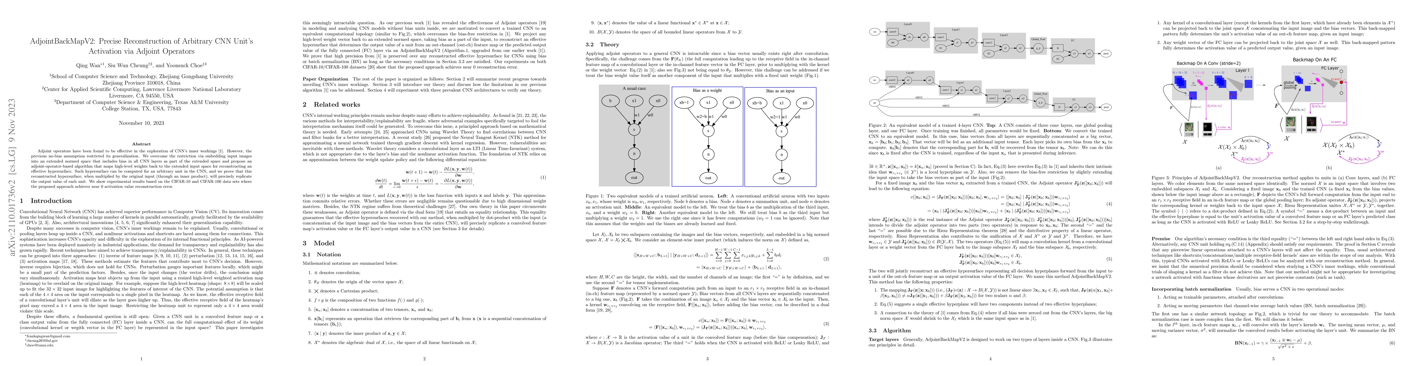 Thumbnail for AdjointBackMapV2: Precise Reconstruction of Arbitrary CNN Unit's
  Activation via Adjoint Operators