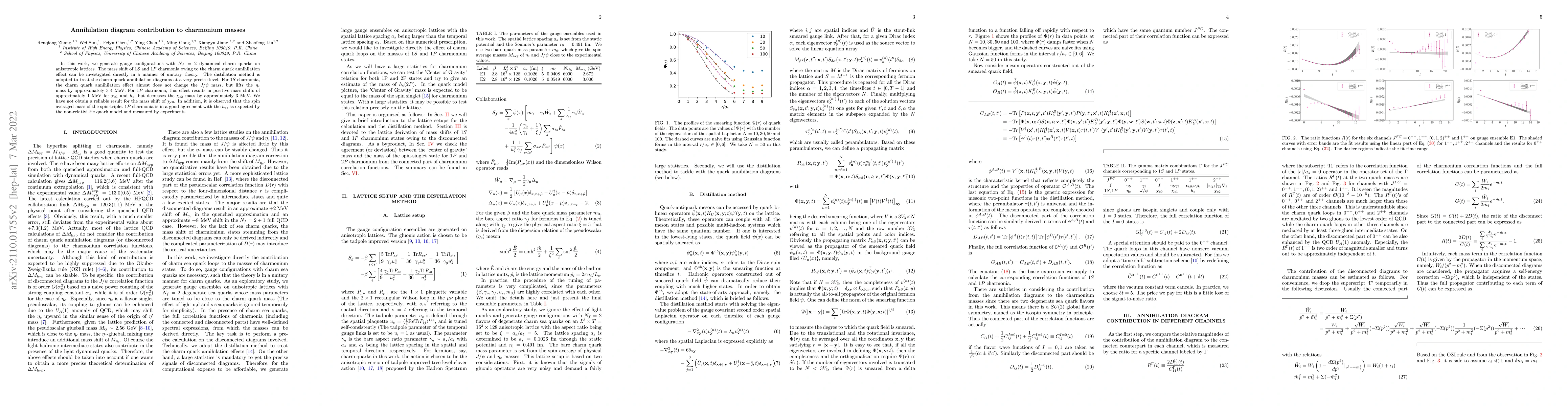 Thumbnail for Annihilation diagram contribution to charmonium masses