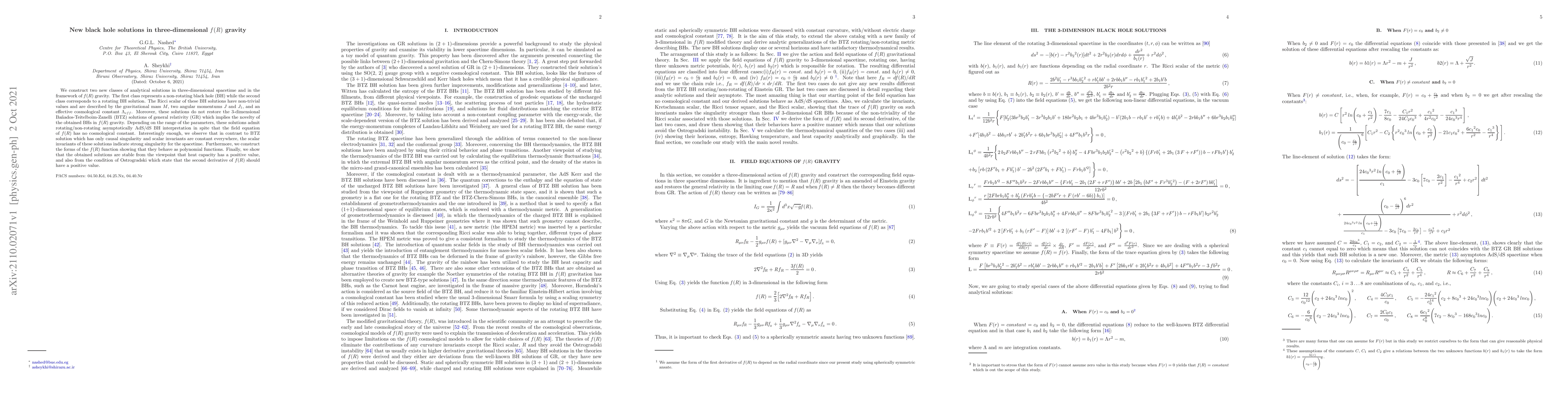 Thumbnail for New black hole solutions in three-dimensional $\mathit{f(R)}$ gravity