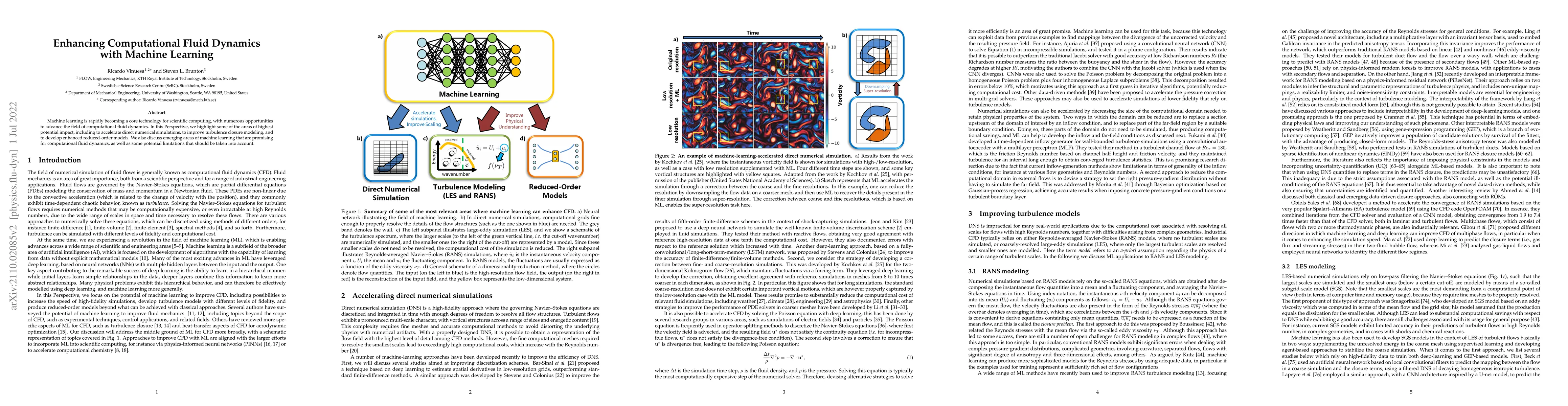 Thumbnail for Enhancing Computational Fluid Dynamics with Machine Learning