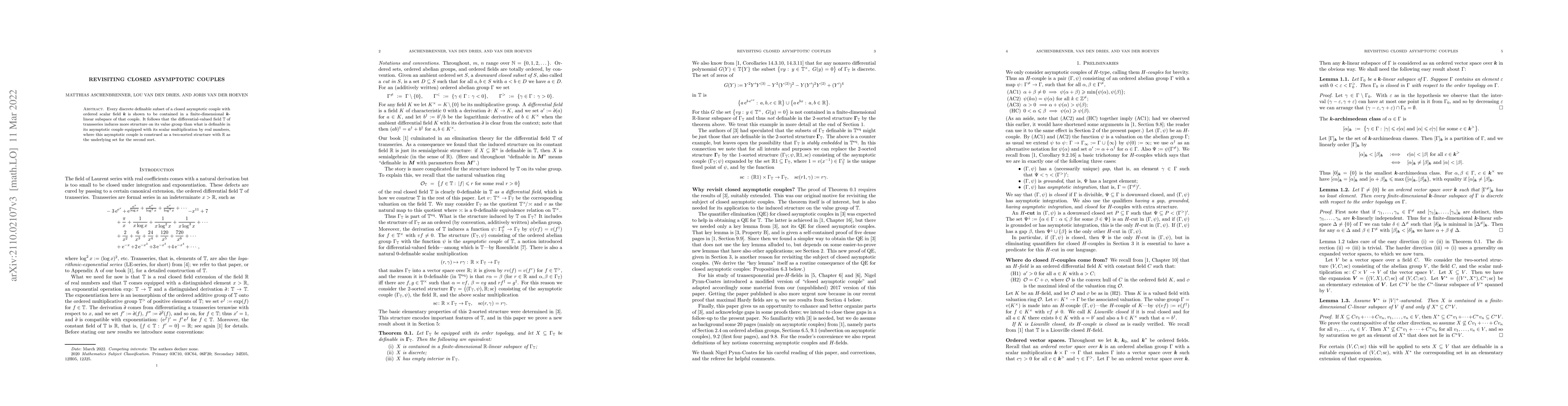 Thumbnail for Revisiting closed asymptotic couples