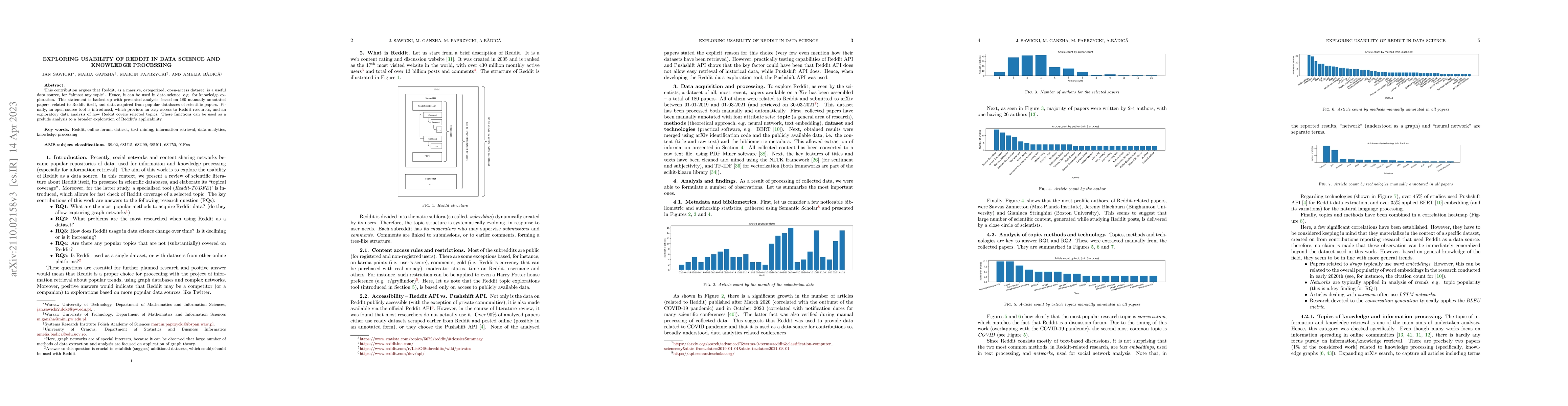 Thumbnail for Exploring usability of Reddit in data science and knowledge processing