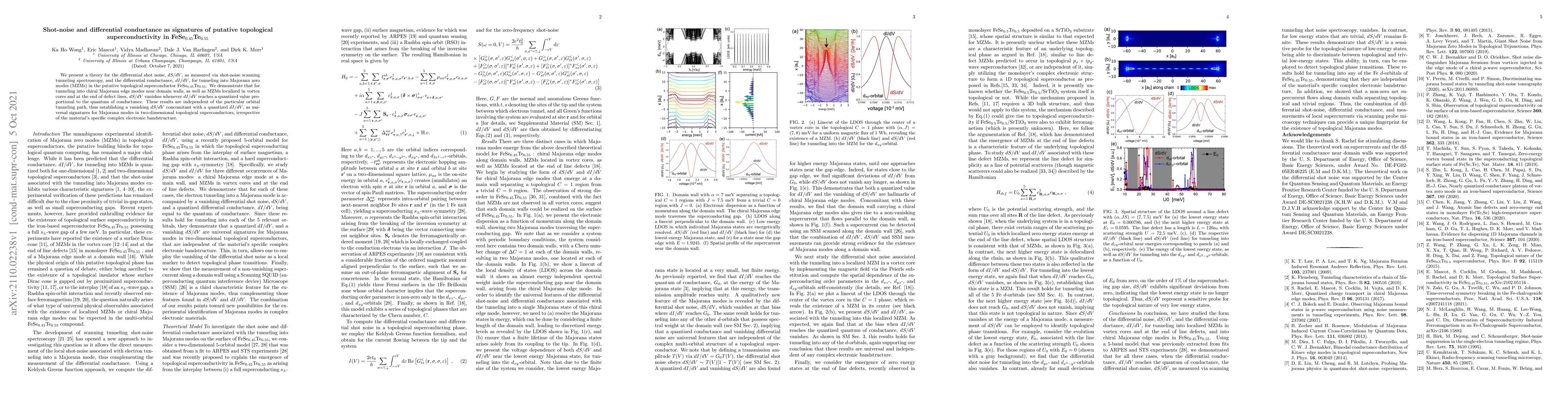 Thumbnail for Shot-noise and differential conductance as signatures of putative
  topological superconductivity in FeSe$_{0.45}$Te$_{0.55}$