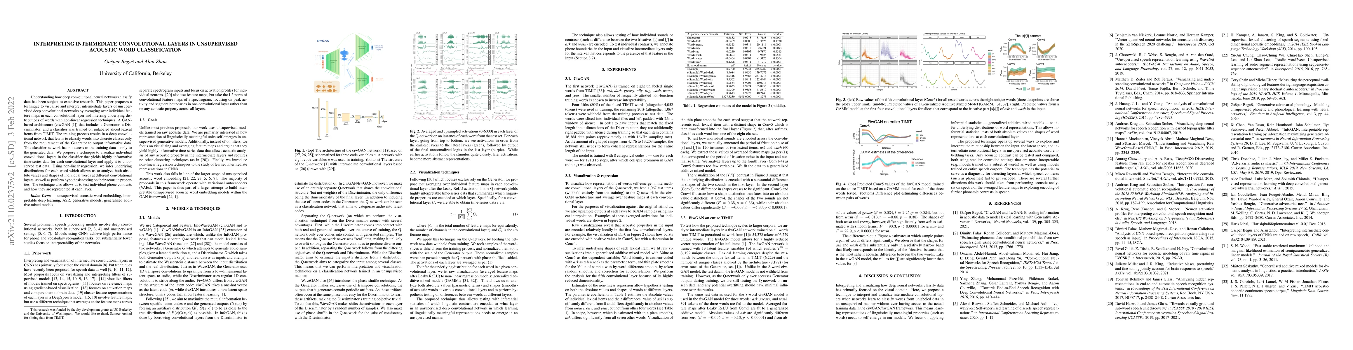 Thumbnail for Interpreting intermediate convolutional layers in unsupervised acoustic
  word classification