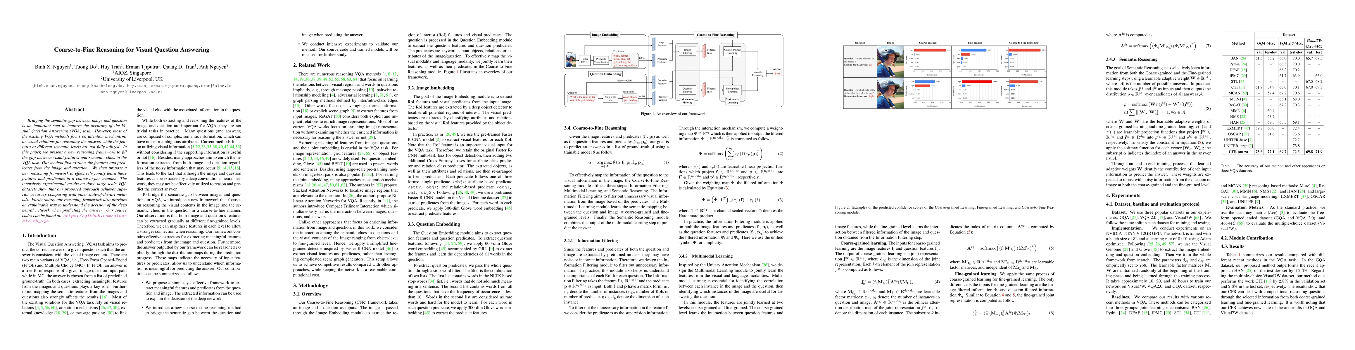 Thumbnail for Coarse-to-Fine Reasoning for Visual Question Answering