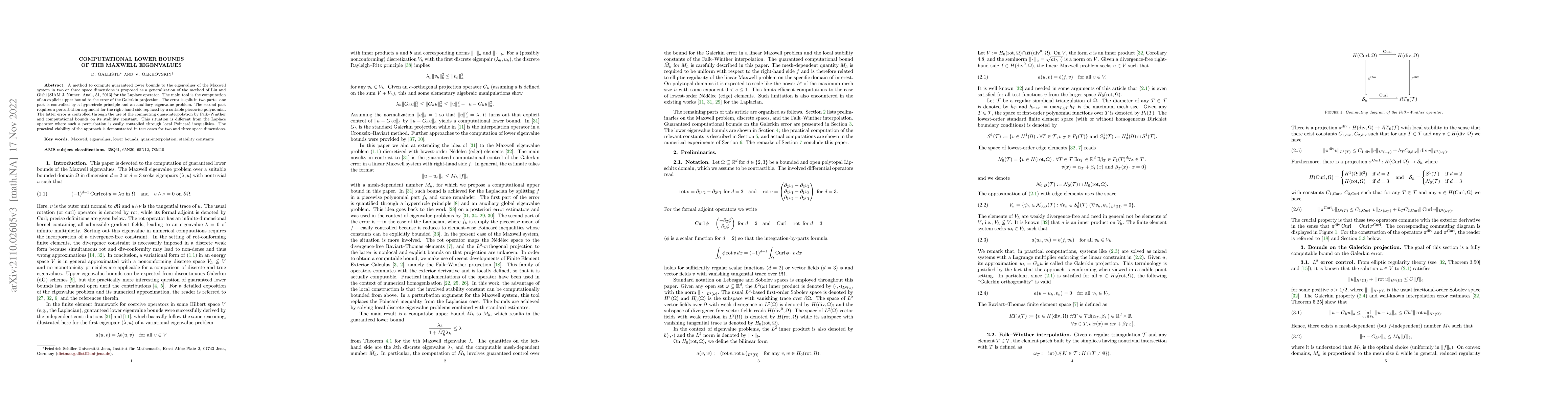 Thumbnail for Computational lower bounds of the Maxwell eigenvalues