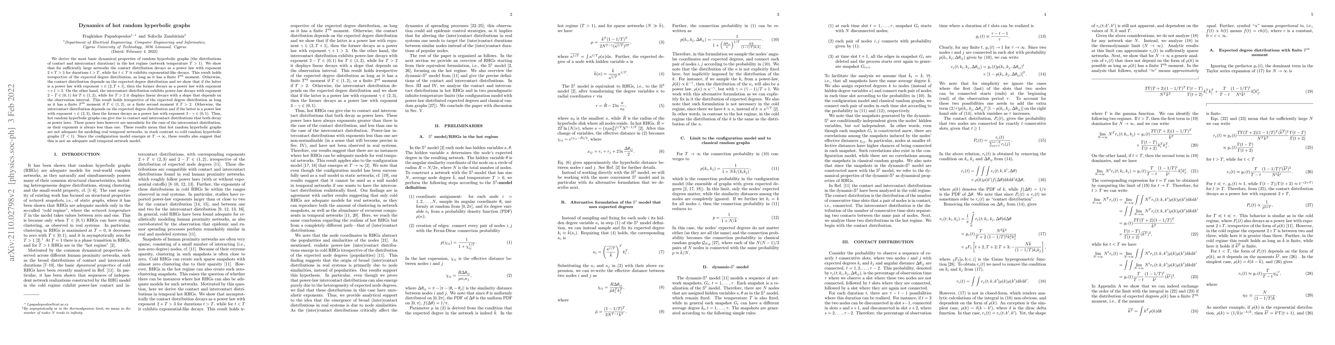 Thumbnail for Dynamics of hot random hyperbolic graphs