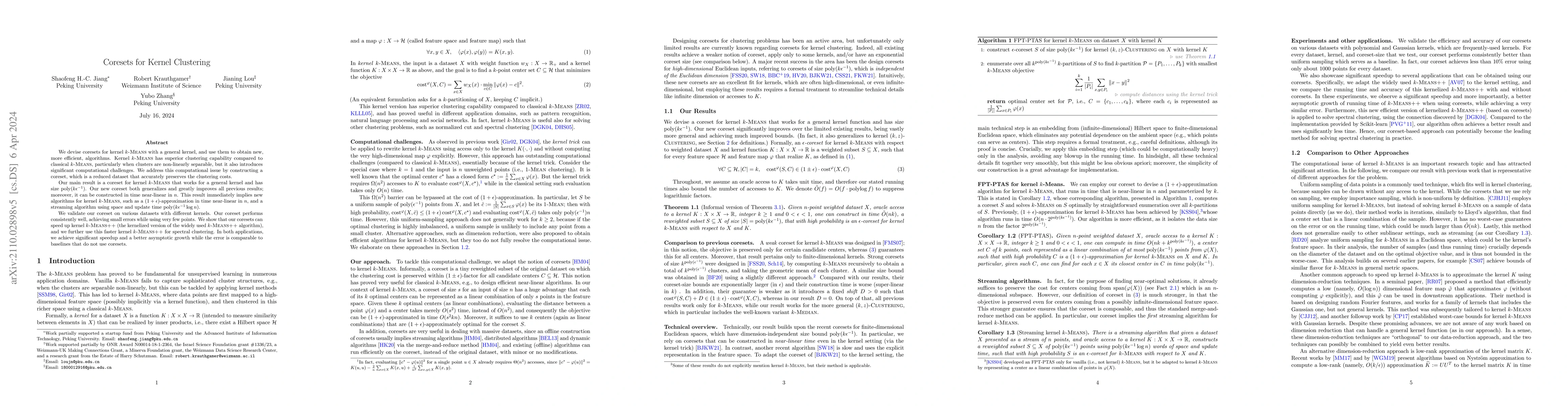 Thumbnail for Coresets for Kernel Clustering