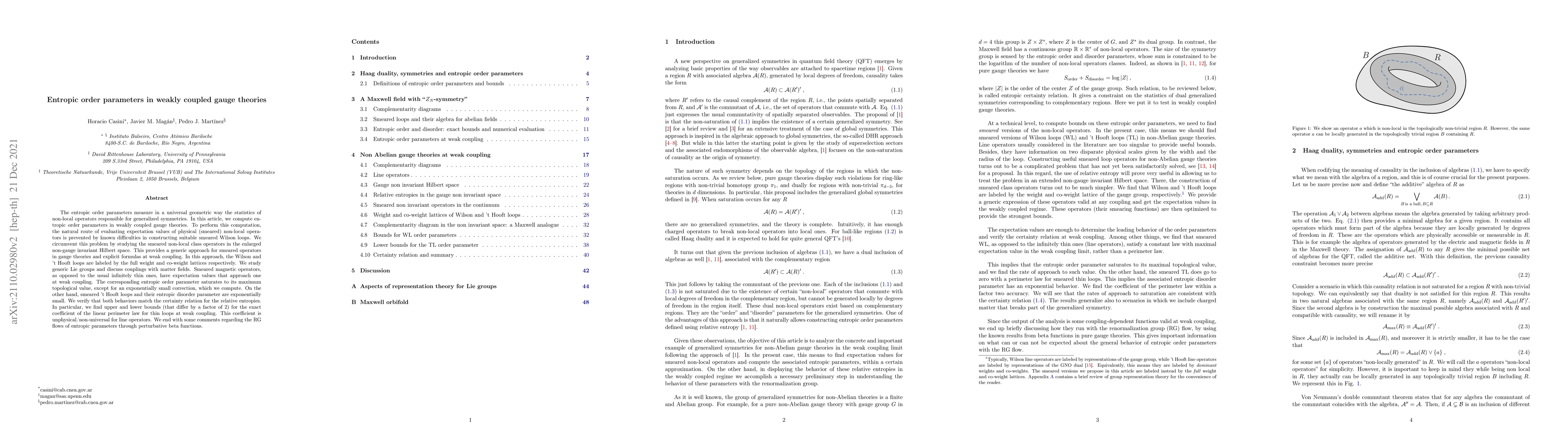 Thumbnail for Entropic order parameters in weakly coupled gauge theories