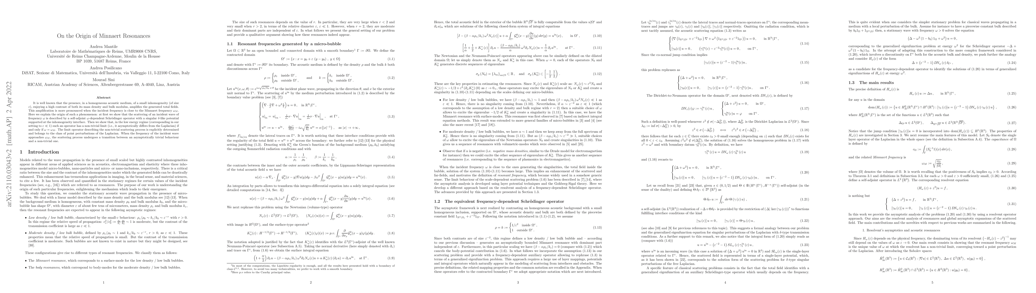 Thumbnail for On the Origin of Minnaert Resonances